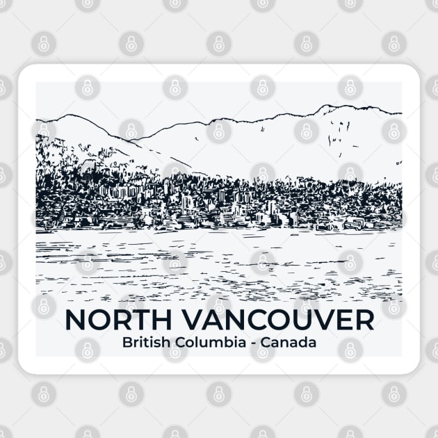 North Vancouver - British Columbia Magnet by Lakeric